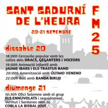 Festa Major - Sant Sadurní de l'Heura 2025
