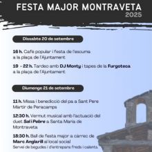 Festa Major de Montraveta 2025, Festa Major de Montraveta, Montraveta, 2025, Llobera