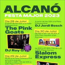 Festa Major d'Alcanó, 2023