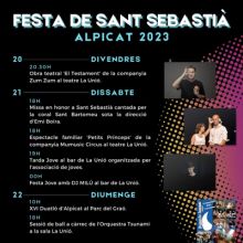 Festa Major de Sant Sebastià a Alpicat, 2023
