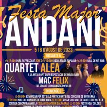 Festa Major d'Andaní, Alfarràs 2023