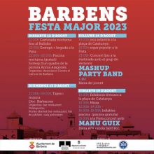 Festa Major de Barbens, 2023