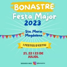 Festa Major de Bonastre, 2023