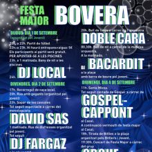 Festa Major de Bovera, 2022