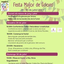Festa Major de Grions, Sant Feliu de Buixalleu, 2023
