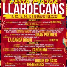 Festa Major de Llardecans, 2023