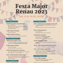 Festa Major de Renau, 2023
