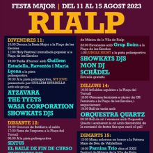 Festa Major de Rialp, 2023