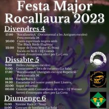 Festa Major de Rocallaura, 2023