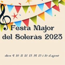 Festa Major del Soleràs, 2023