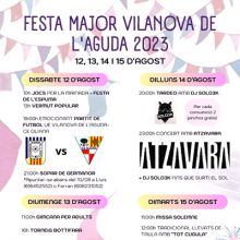 Festa Major de Vilanova de l'Aguda, 2023