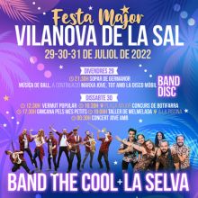 Festa Major de Vilanova de la Sal, Les Avellanes i Santa Linya, 2022