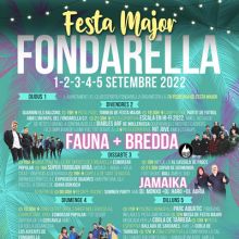 Festa Major de Fondarella, 2022