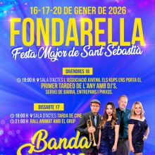 Festa Major de Sant Sebastià de Fondarella, 2026