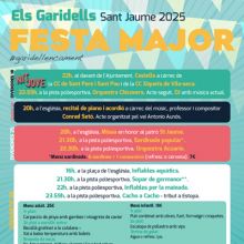 Festa Major dels Garidells, 2025