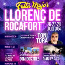 Festa Major de Llorenç de Rocafort, Sant Martí de Riucorb, 2024