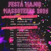 Festa Major de Massoteres, 2024