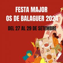 Festa Major d'Os de Balaguer, 2024