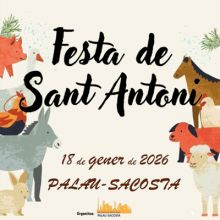 Festa de Sant Antoni Abat a Palau-Sacosta, 2026