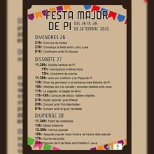 Festa Major de Pi, Bellver de Cerdanya, 2025