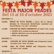 Festa Major de Prades, 2023