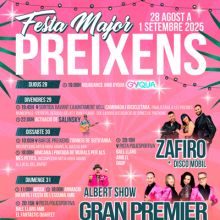 Festa Major de Preixens, 2025