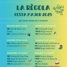 Festa Major de la Règola, Àger, 2025