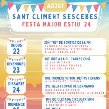 Festa Major de Sant Climent Sescebes, 2024