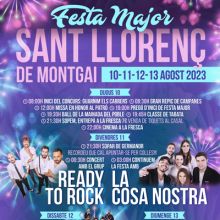Festa Major de Sant Llorenç de Montgai, Camarasa, 2023