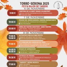 Festa Major de Torre-serona, 2025