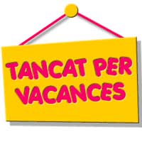Tancat per vacances