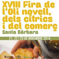 XVIII Fira de l'Oli novell, dels cítrics i del comerç - Santa Bàrbara 2014